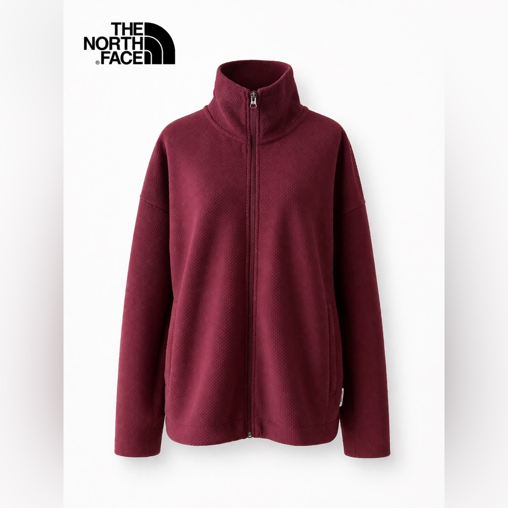 The North Face Women's Sibley Full-Zip Fleece Jacket in Garnet Red
